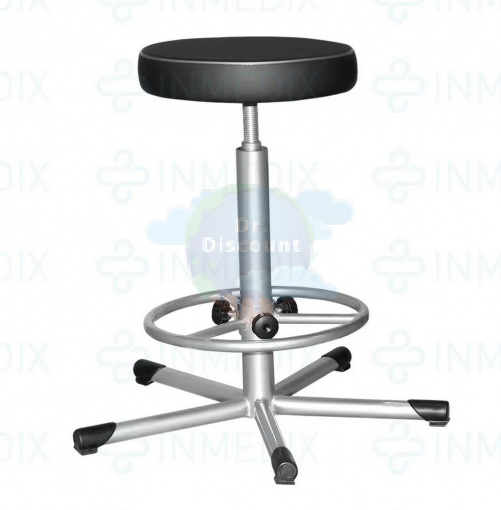 Табурет винтовой с регулируемой опорой для ног Т02-1