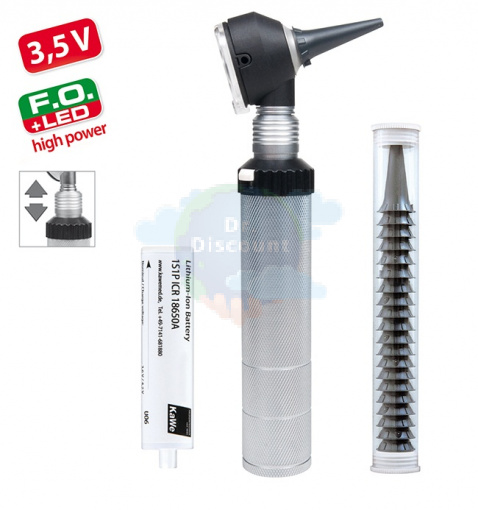 Отоскоп KaWe COMBILIGHT F.O. 30 3,5В LED с аккумулятором (фиброоптический)