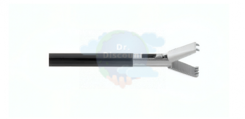 Зажим КОБРА с насечкой, 2х4 острых зуба, 2 подвиж. бранши, 5 мм, 330 мм, с отключаемой кремальерой