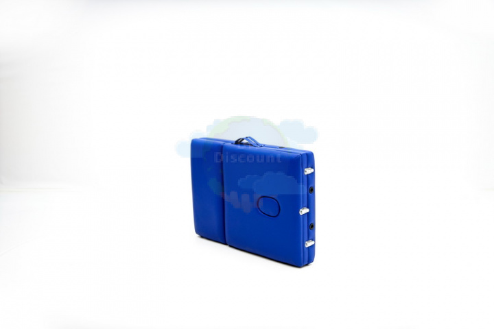 MET Comfort A3 Стол массажный алюминий, 3-х секционный, синий